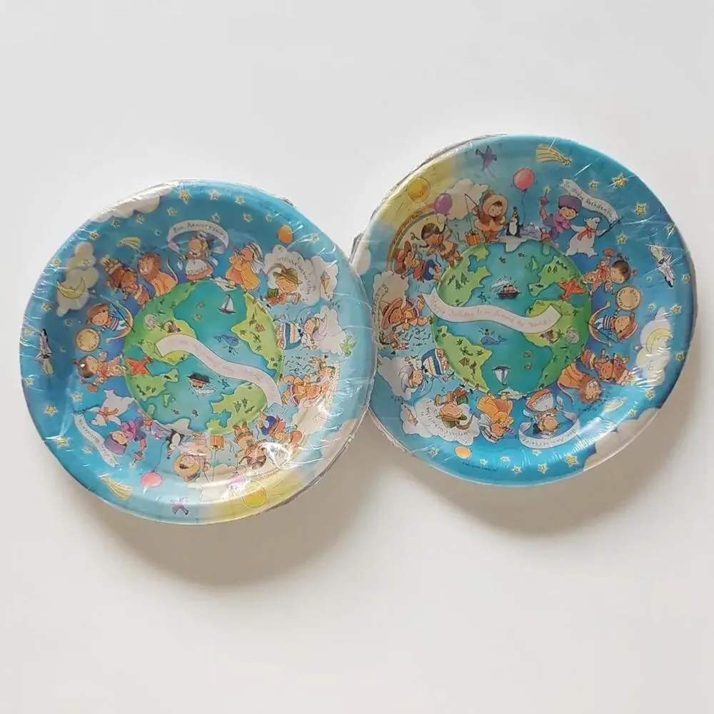 USA Hallmark Ambassador Paper Plates 2‑Pk, 8.75
